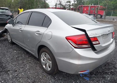 2015 Honda Civic Lx from USA, damaged, VIN 2HGFB2F50FH565969